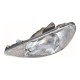 Peugeot 206 1998-2003 Low-Line Single Reflector Head Lamp Unit Passenger Side